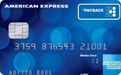 American Express thumb card