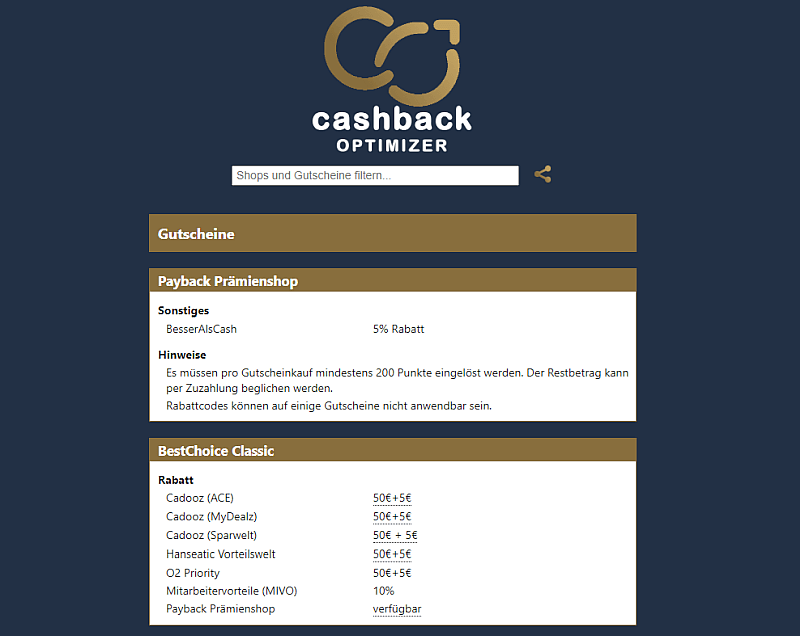 Cashback Optimizer Thumbnail